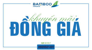 Bamboo Airways : Phổ Thông và Thương Gia siêu rẻ.